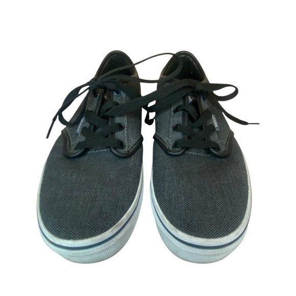 Vans Atwood Textile Herringbone Orion Skater Shoe SZ Y6 Women’s 7 - Picture 1 of 14